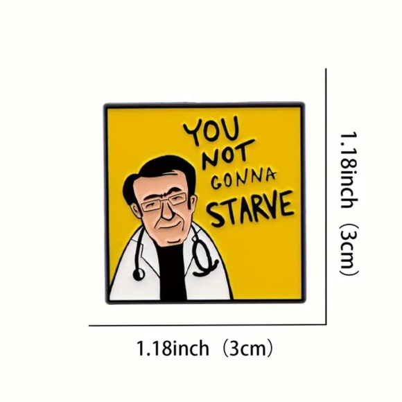 Doctor Now Motivational Enamel Lapel Pin NIP - Picture 3 of 3